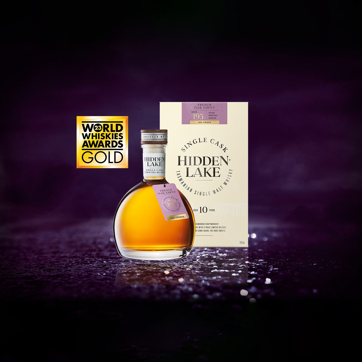 Hidden Lake Cask No. 195 Awarded Gold Medal in 2023 World Whiskies